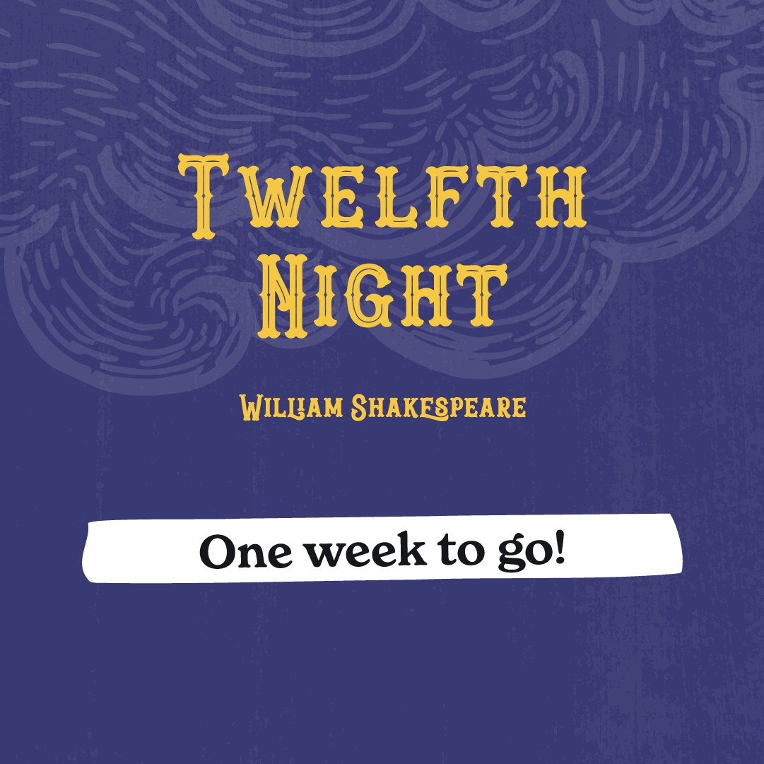 Just one week to go until the first night of #claremontlive where we open with Twelfth Night. Get your tickets here:  ttps://bit.ly/3MODVSD

#outdoorthreatre #summertheatre
#summernights
#claremontlive
