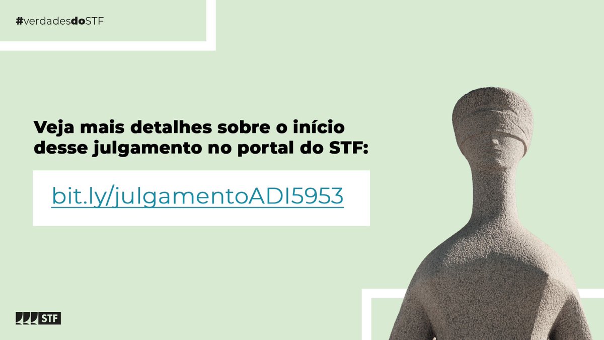 STF_oficial's tweet photo. Está suspenso por pedido de vista o julgamento que discute uma das formas de impedimento de juiz previstas no CPC. Entenda o caso: https://t.co/oPQXRM2ruk https://t.co/l0gqSlnAz4