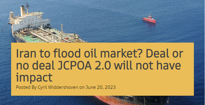 HilltowerRA's tweet photo. A must read via @riskparty63
Iran to flood oil market? Deal or no deal JCPOA 2.0 will not have impact
https://t.co/4Ai22ao0oy https://t.co/W1Js1FYTAX