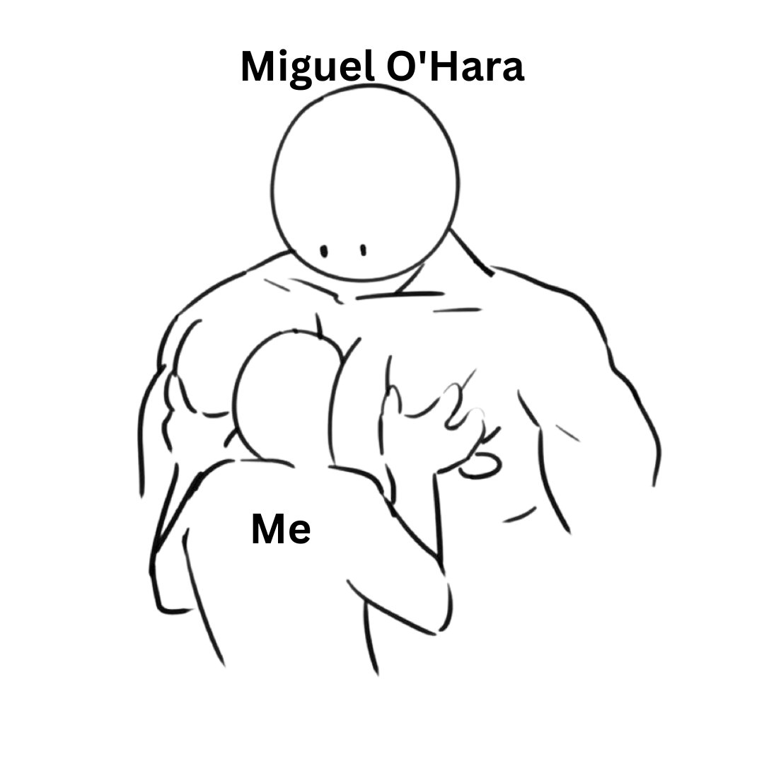 I'm not sorry
All these Miguel O'hara littering in my fyp and hexy's brainrot that got me into this rabbit hole... 

... I love good pair of man tits 😌