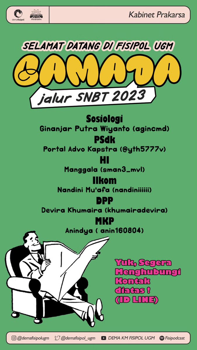 IlaZulfa3's tweet image. Yukk anak fisipol segera merapat ya #fisipolugm #snbt #utbk #snbt2023 #ugm #pengumumansnbt #universitasgadjahmada
