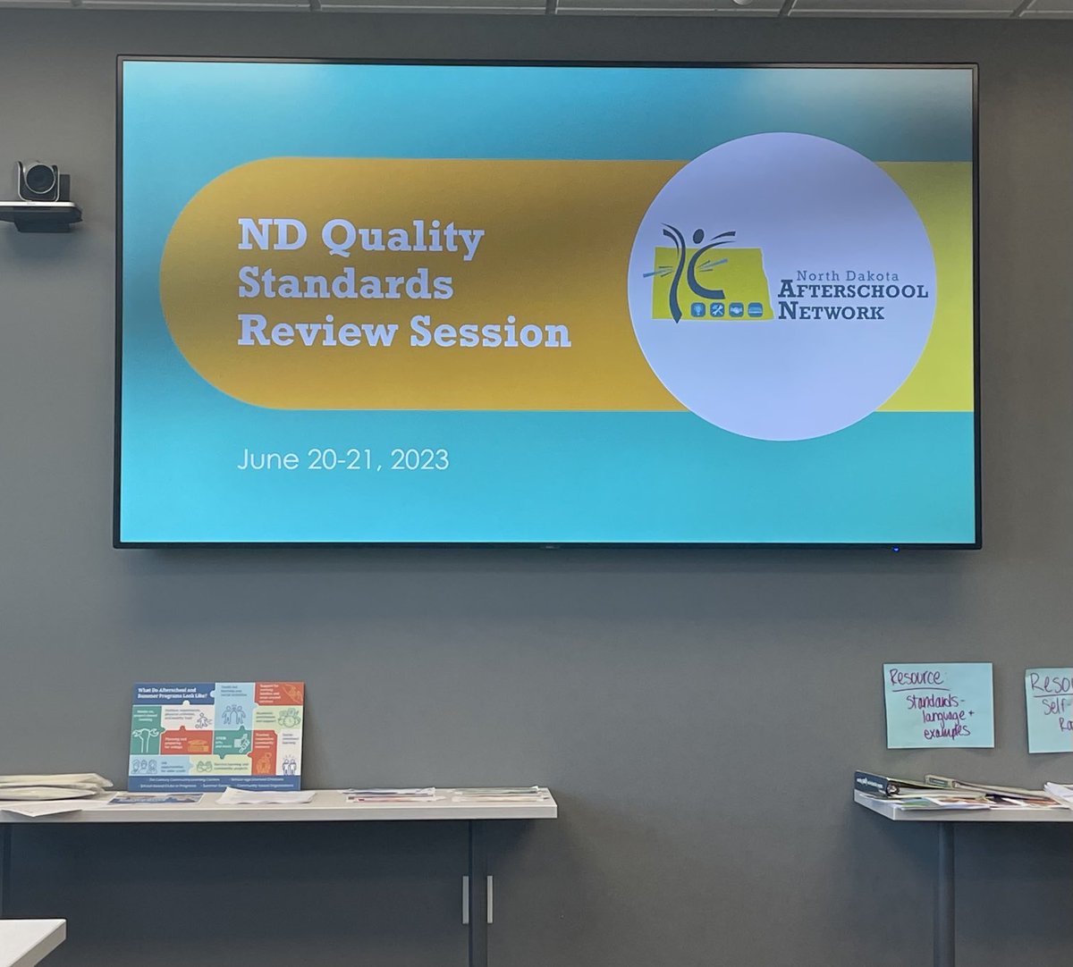 Today I get the pleasure of participating in the ND Afterschool Network quality standards review!! #ndchoiceready #bestpractice #whatsgoodforkids