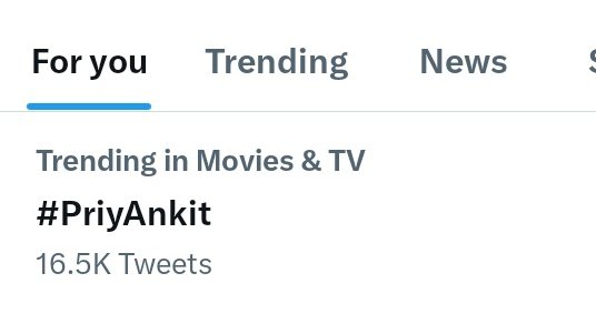 #PriyAnkit Trending Organically✨♥️ #PriyankaChaharChoudhary #AnkitGupta #PriyankitWarriors