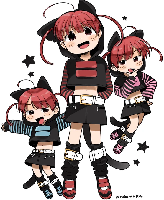 主線が太い絵! 