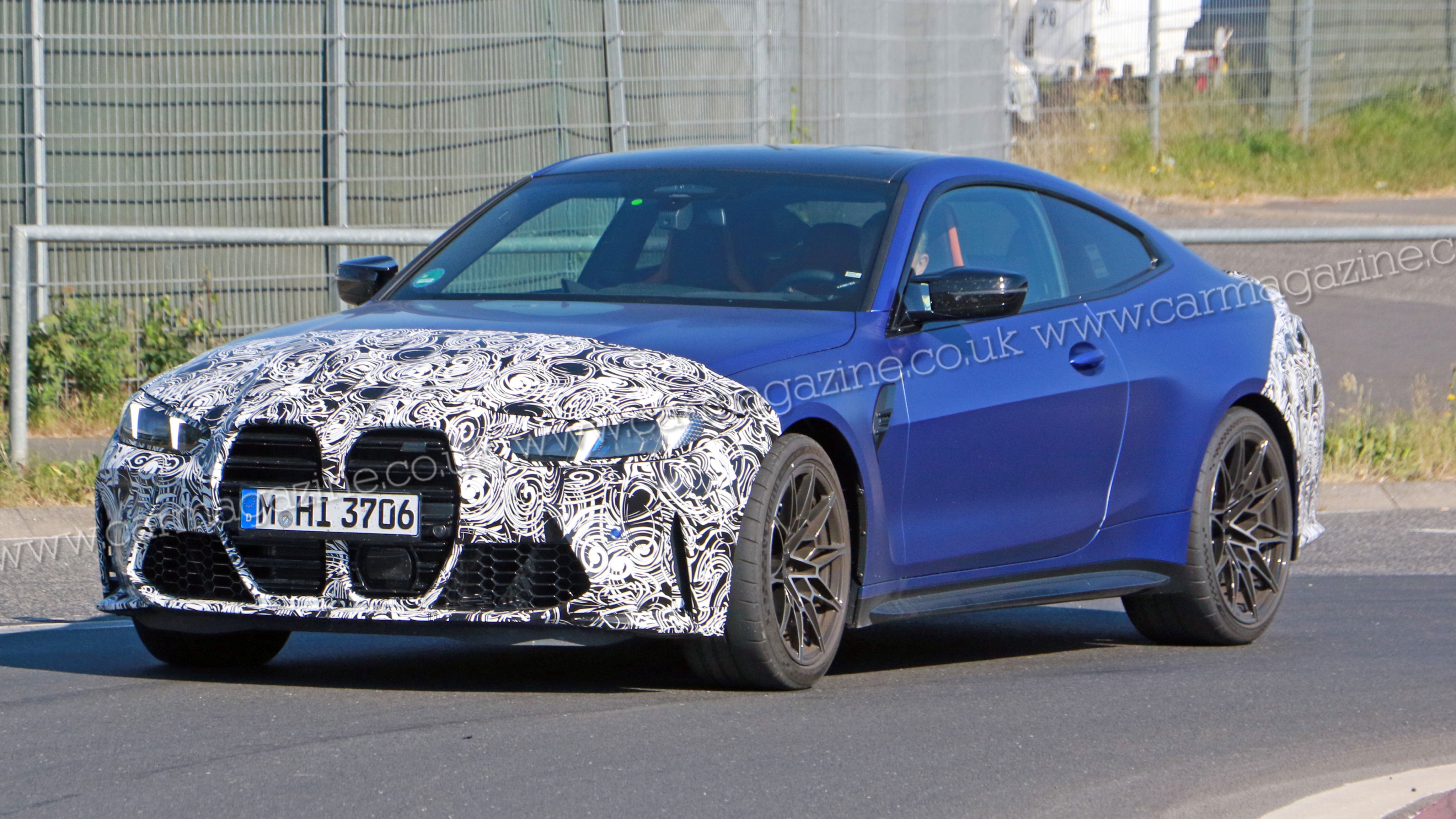All-new BMW M3: facelift model snapped testing