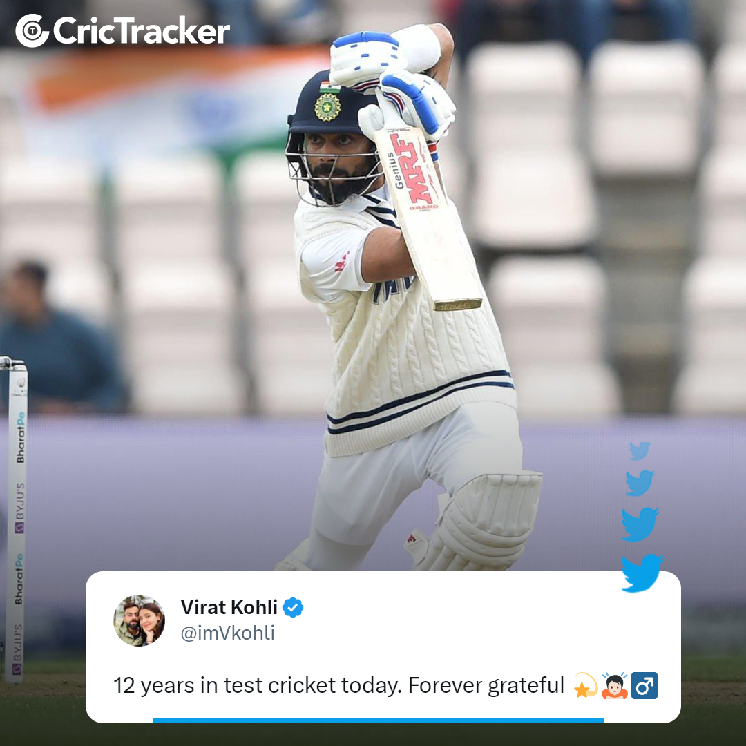 What's your favorite moment of Virat Kohli's Test career in these 12 years?

@imVkohli | #TeamIndia