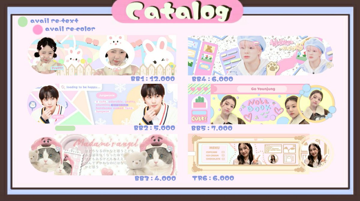 cuteslyshop's tweet photo. haloo, yuk intip katalog layout aku start 2k - 12k aja loh 😍 cuss langsung gedor dm aku 💓

✎ ava png only
✎ QRIS, dana, spay, gopay

#zonauang https://t.co/pPq2buEaoV