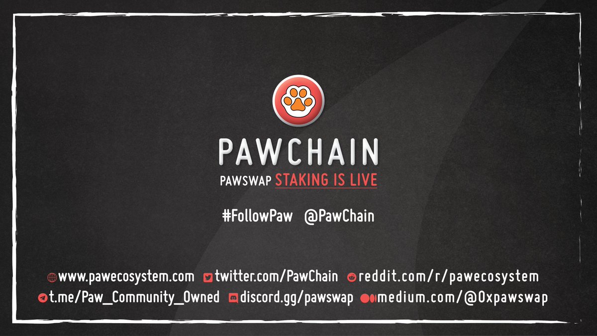 You'd rather chat with nice people around the globe about #Pawswap? Why don't you check out the $PAW Discord server? We are looking forward to you!

#PawSwap CA: 0xdc63269ea166b70d4780b3a11f5c825c2b761b01 #Crypto #cryptocurrencies #BTC #Ethereum #blockchain #crosschain #DEX #BNB