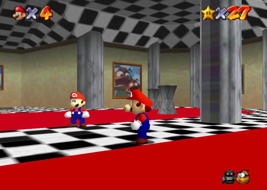 she got married in the super mario 64