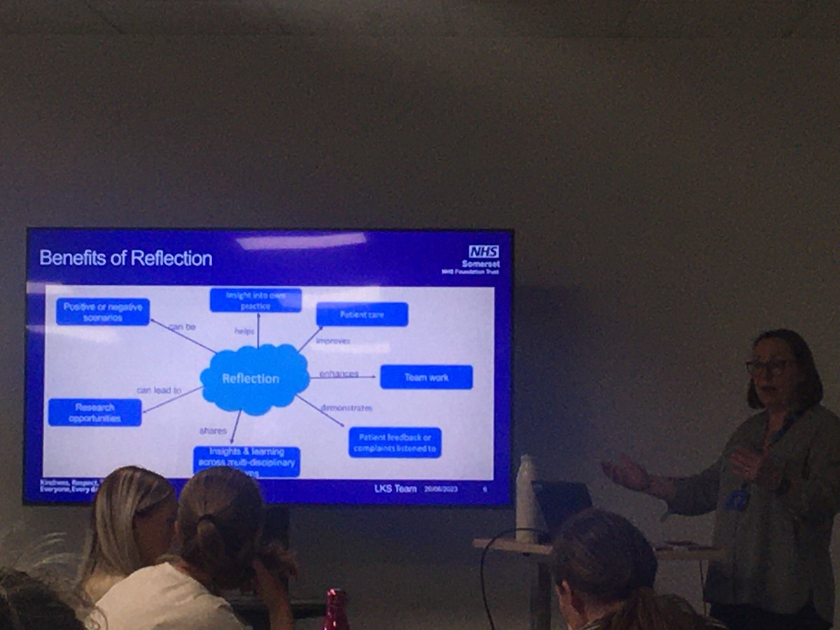 Our #preceptorship Development Day continues with with a session provided by outreach Librarian <a href="/vonprice/">Veronica Price 📚💙🇪🇺</a> on academic reflective writing and  research-related activities relevant to clinical practice. <a href="/SomersetPICKLS/">SomersetPrimaryCareLibrarian</a> <a href="/Preceptorship23/">Preceptorship@somersetft.nhs.uk</a>