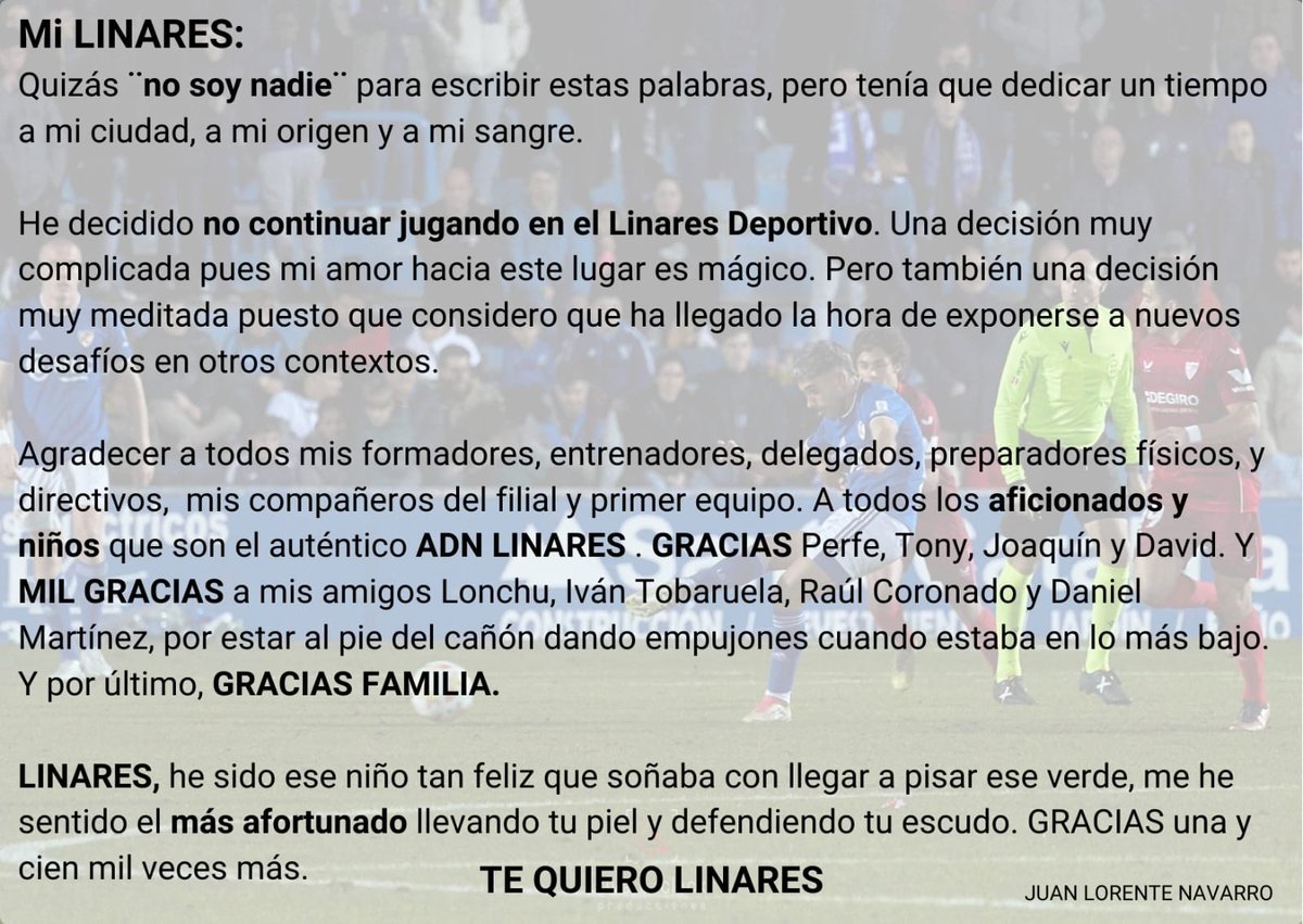 GRACIAS LINARES 💙