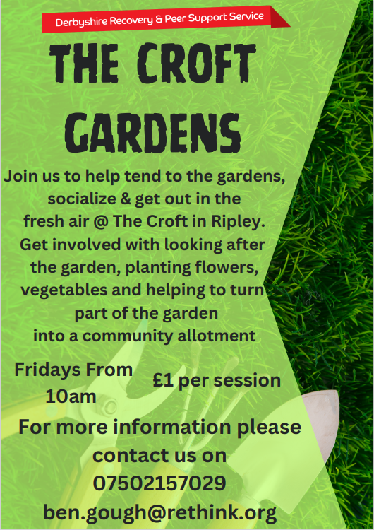 Starting THIS Friday, 23rd June @ The Croft 👨‍🌾 #gardening #mentalhealthsupport #ripley #menalhealthderbyshire