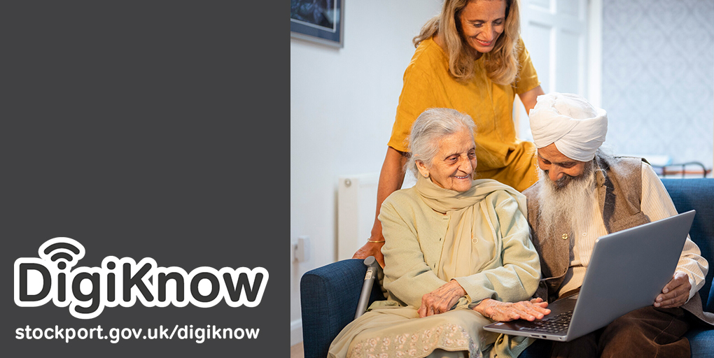 Do you work for a #VCFSE supporting people in Stockport who’d benefit from being online? #DigiKnow offers free training, information, devices, and data to help you help them, to get online. More at: orlo.uk/tTmqQ or call the DigiKnow Helpline on 07724 217888. <a href="/Sector3SK/">Sector 3 - Stockport</a>