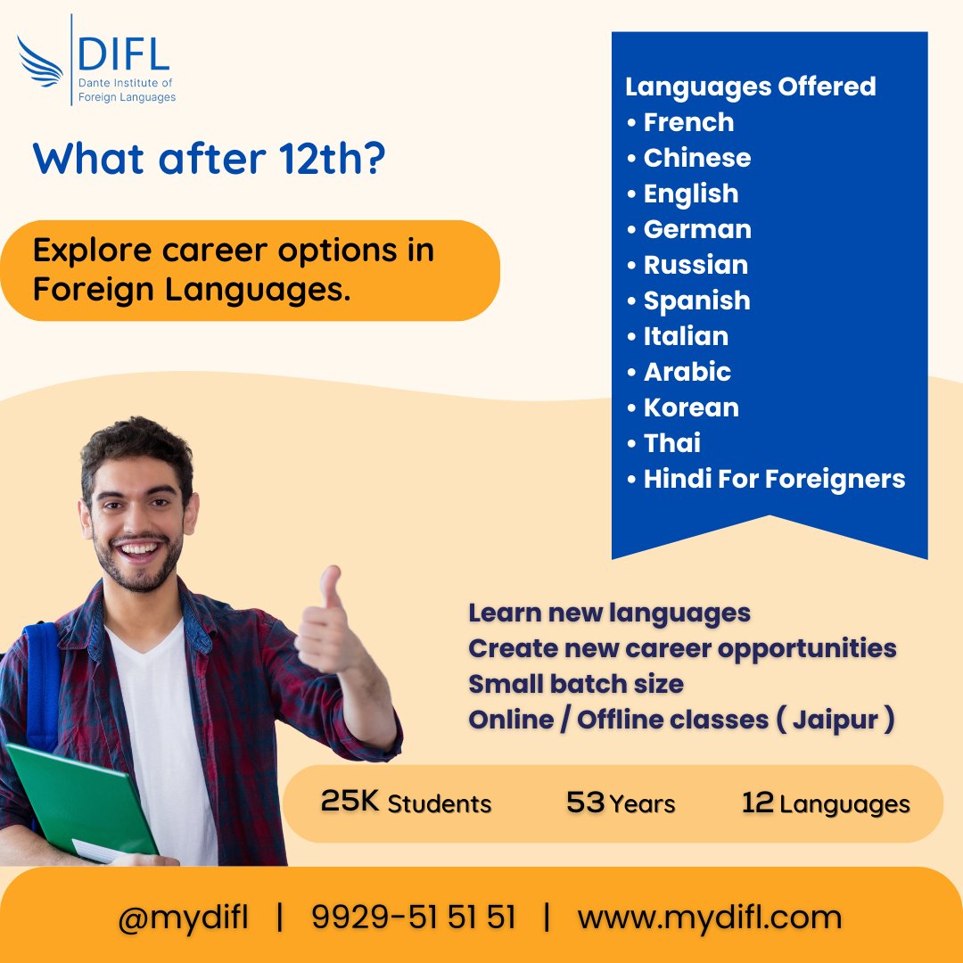 DIFL- Dante Institute of Foreign Languages (@mybhasha) / Posts / X