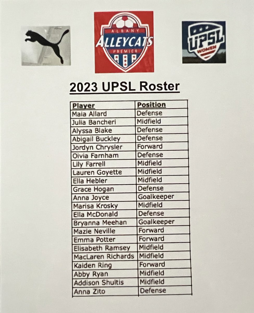 Really excited to participate in the UPSL league with some great teammates! 
#womenssoccer 
#UPSL 
#alleycats