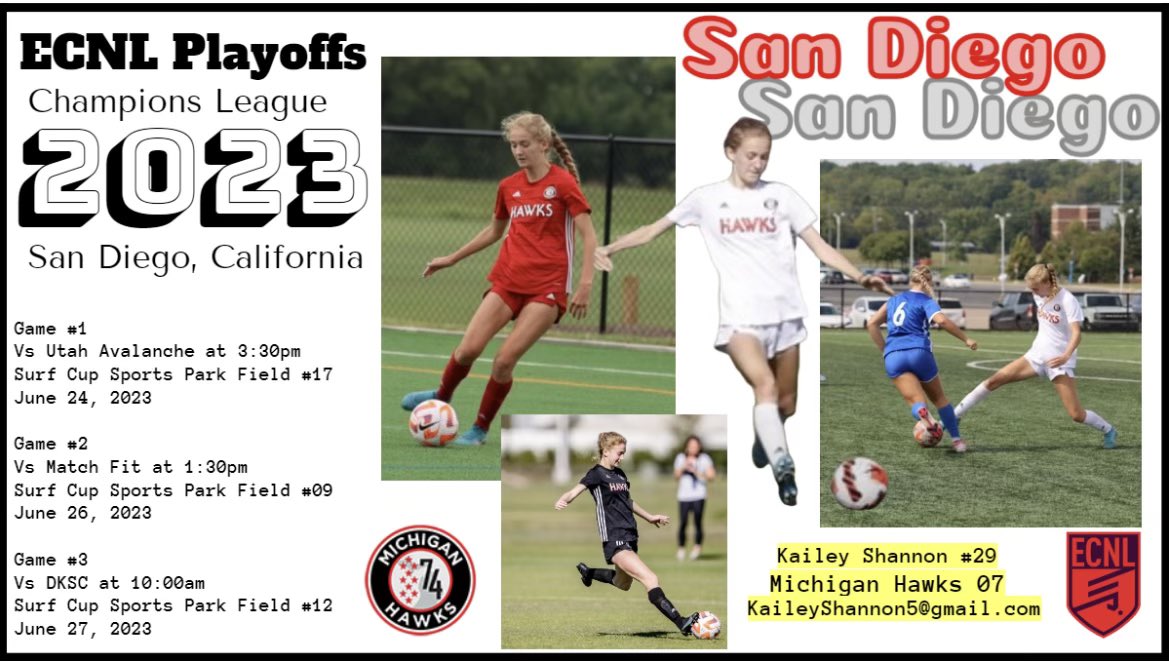 Kailey Shannon (@kaileys29) on Twitter photo Less than a week until playoffs, canβt wait! <a href="/ImYouthSoccer/">ECNL/GA/Recruiting/College Soccer</a> <a href="/ECNLgirls/">ECNL Girls</a> <a href="/PrepSoccer/">Prep Soccer β½οΈ</a> <a href="/TopDrawerSoccer/">TopDrawerSoccer</a> Less than a week until playoffs, canβt wait! <a href="/ImYouthSoccer/">ECNL/GA/Recruiting/College Soccer</a> <a href="/ECNLgirls/">ECNL Girls</a> <a href="/PrepSoccer/">Prep Soccer β½οΈ</a> <a href="/TopDrawerSoccer/">TopDrawerSoccer</a>