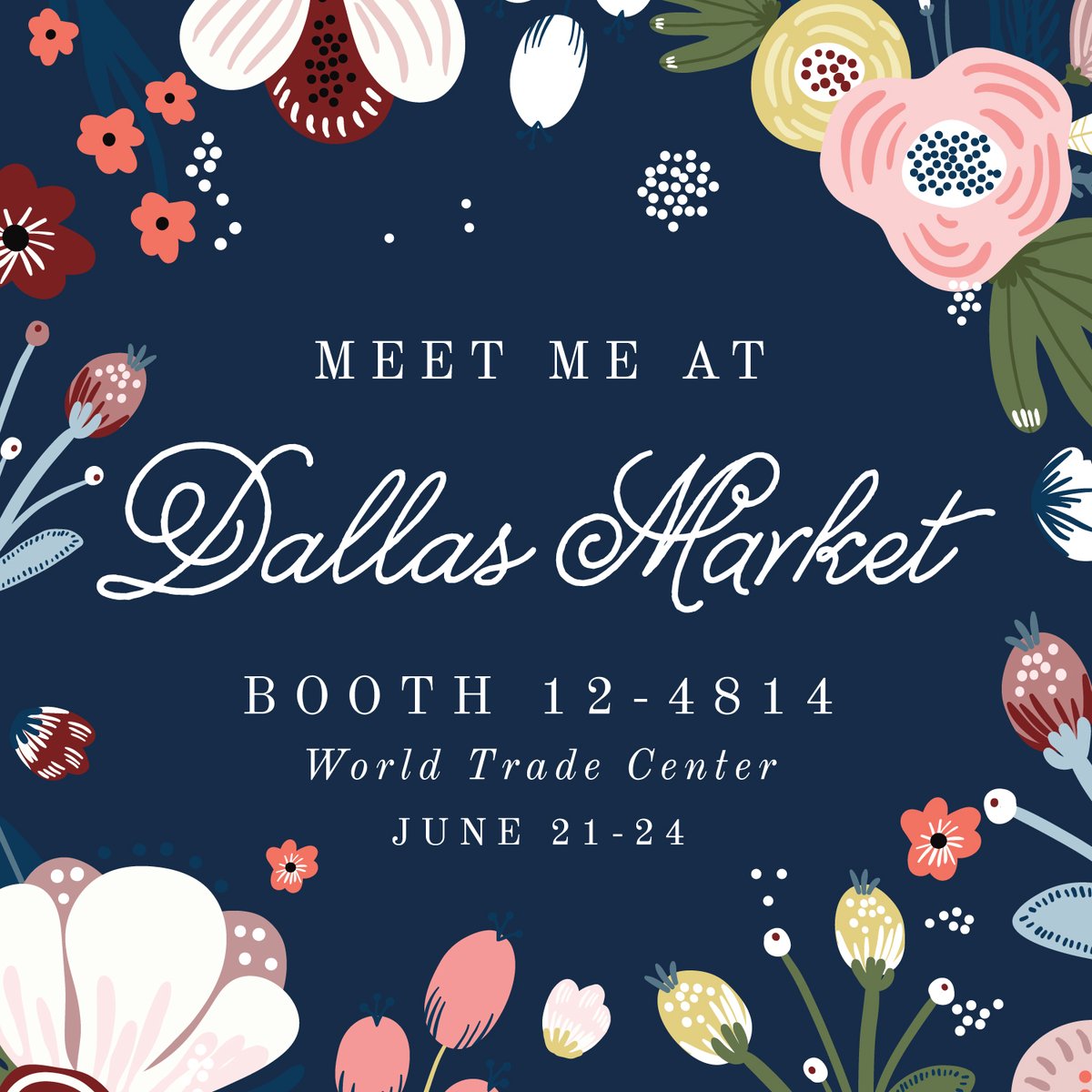 Hooray! It's market week, y'all! We're exhibiting for the very first time in the temps at @dallasmarket this week. Retailers, if you're out shopping the show, stop by and visit us in Booth 12-4814. We'd love to meet you and say hello!

#MuscadinePress