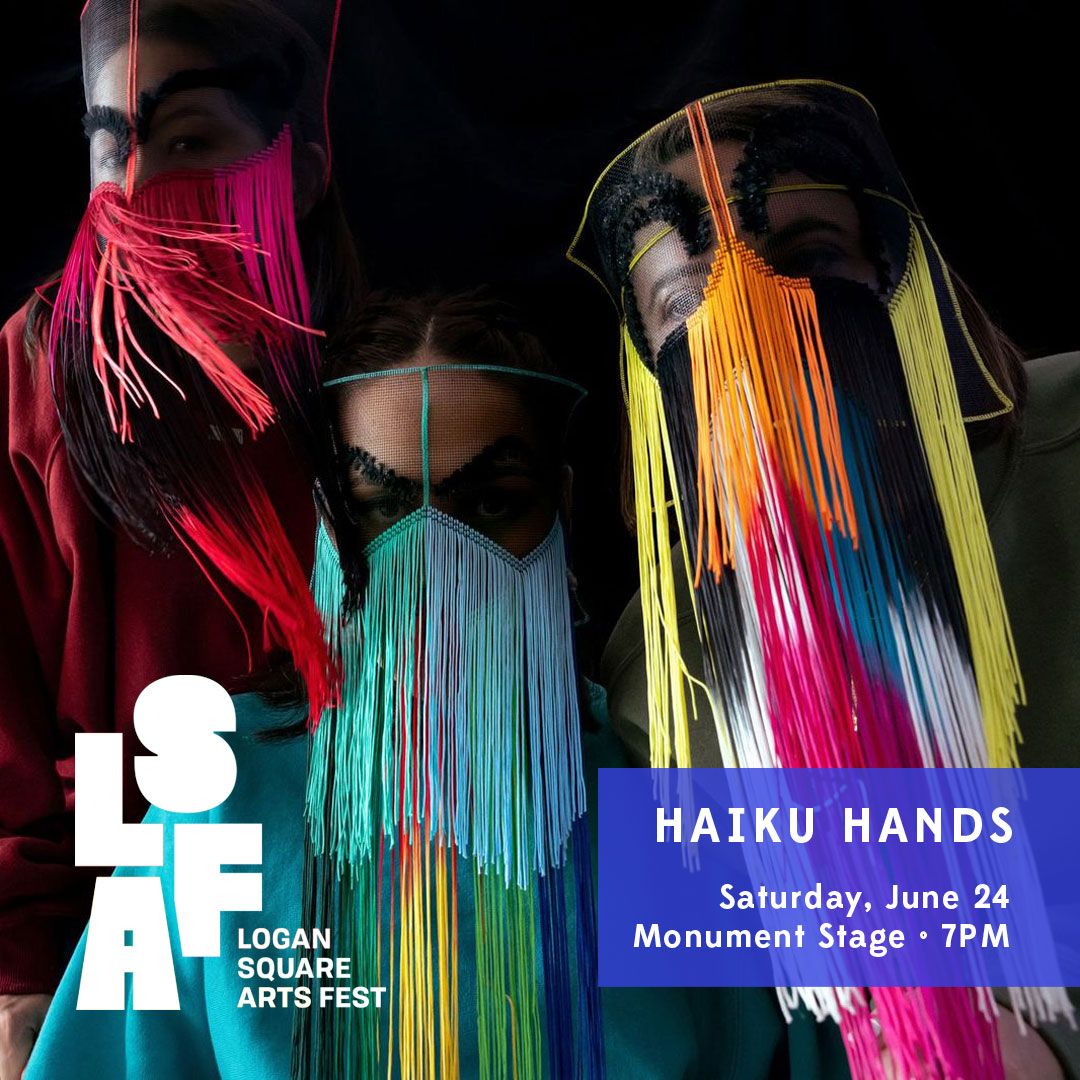LoganSqArtsFest's tweet photo. Who else is excited for Haiku Hands this Saturday? 
We know we are! Join us in watching their performance on June 24th at 7PM at LSAF's Monument Stage. @haiku_hands 
.
.
.
#hiphop #musicfestival #chicago #electronicdance #logansquare #lsaf https://t.co/SBXlg7110L