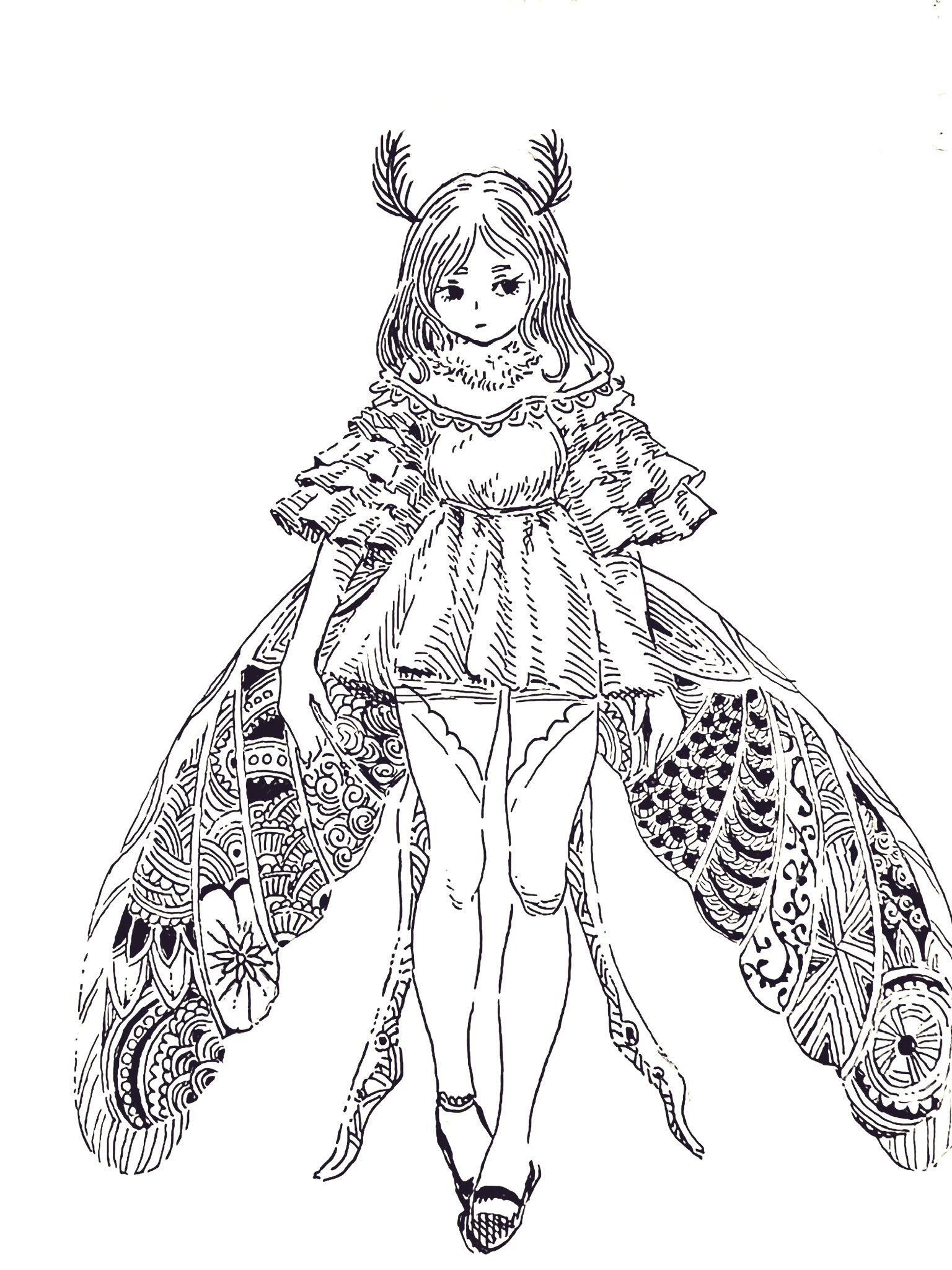 イラスト（ペン画 がいざ〜ん on X: 