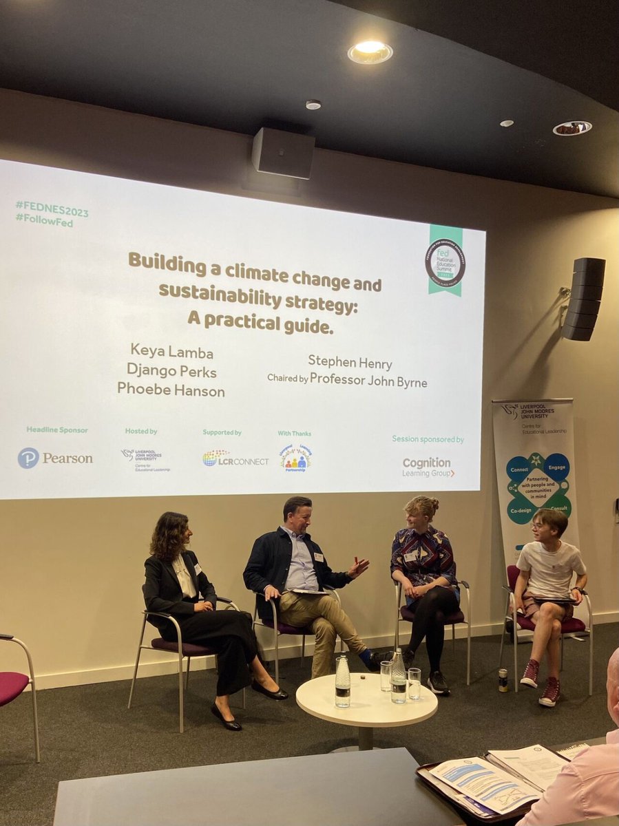 Some important themes from today's discussion:

- Climate education (Ed) has to start young in the early years 👏
- Climate Ed must be co-created with young people. It is their future 🌍 
- Climate Ed has to be integrated in every subject throughout the day

<a href="/Fededucation/">The Foundation for Education Development</a>  (1/2)