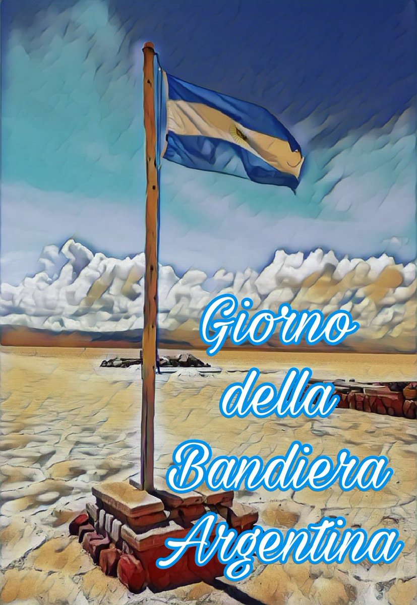 Oggi celebriamo il Giorno della Bandiera Argentina
