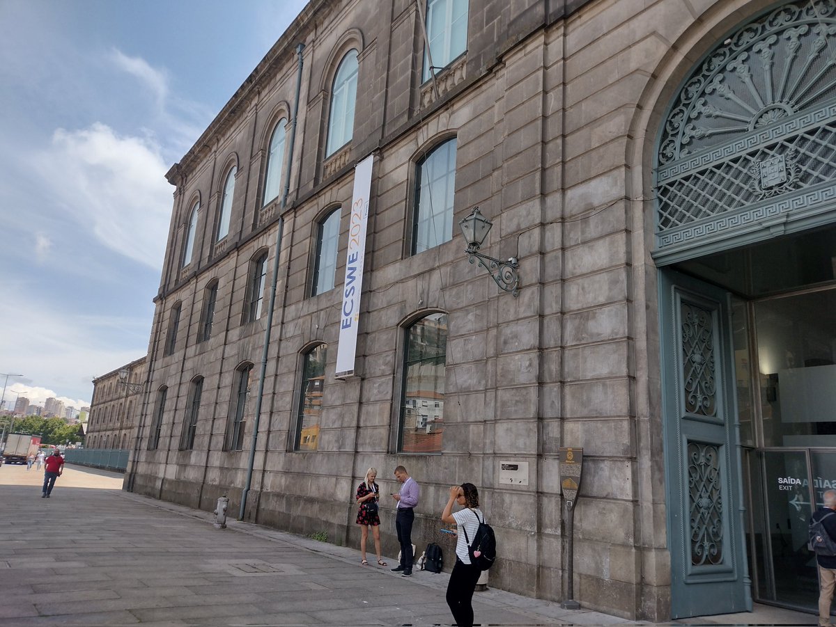 The ECSWE conference has begun.  Conference centre Affendego in Porto.