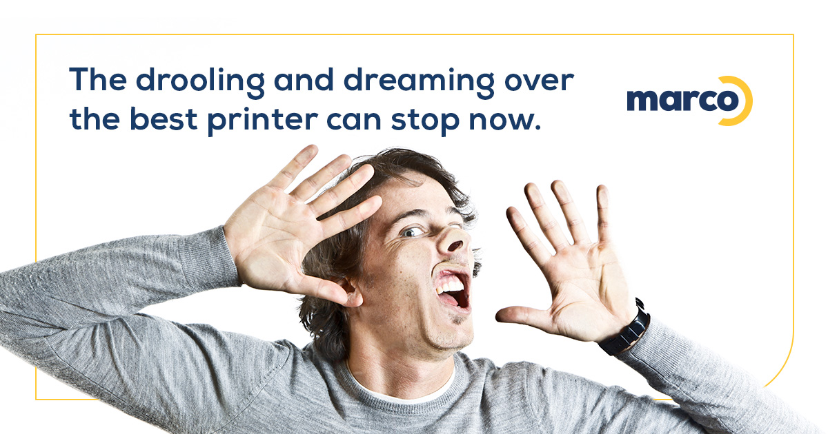 You don't want much. You just want access to the best copiers and printers in the world, at the best prices, with the quickest and easiest shopping experience: marconet.co/3oDHwux #Printers #Copiers #BusinessPrinting