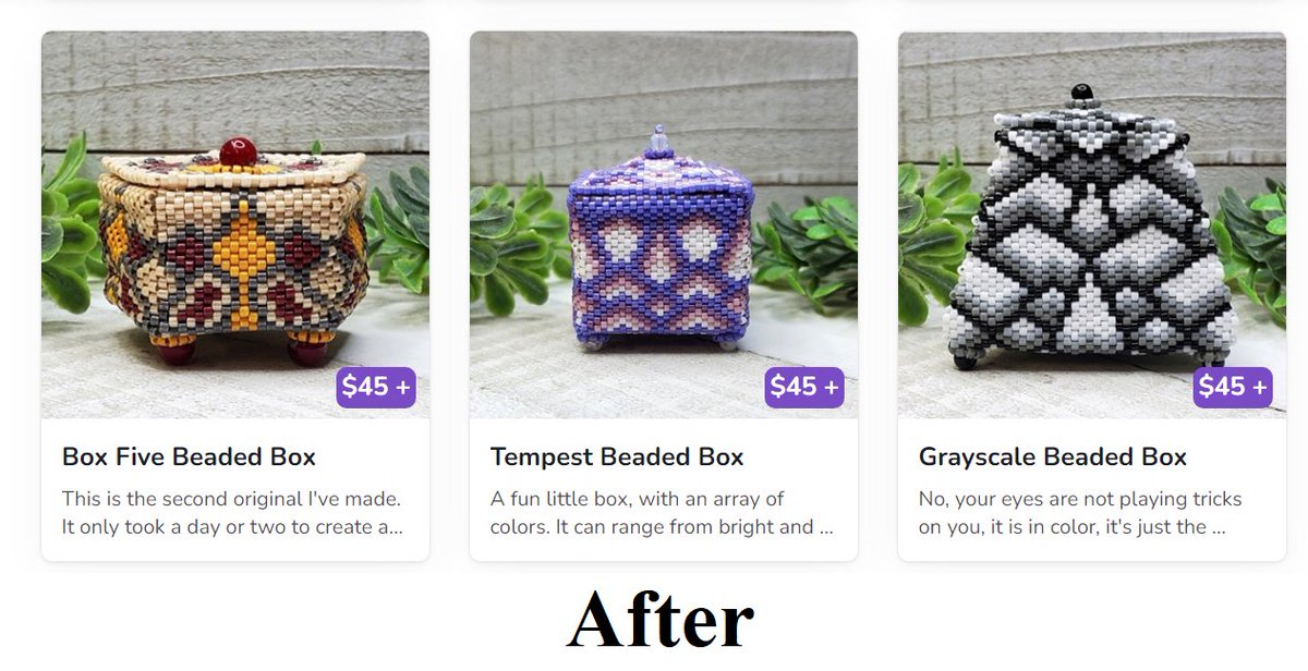 JBCreations10's tweet photo. I'm slowly in the process of updating all the item photos in my shop. But just look at this difference! It's so much better now.
The shop is open, feel free to browse to your heart's content. Some new boxes went live yesterday - be sure to check them out!
Link in bio #kofi https://t.co/iyIYPAICkl