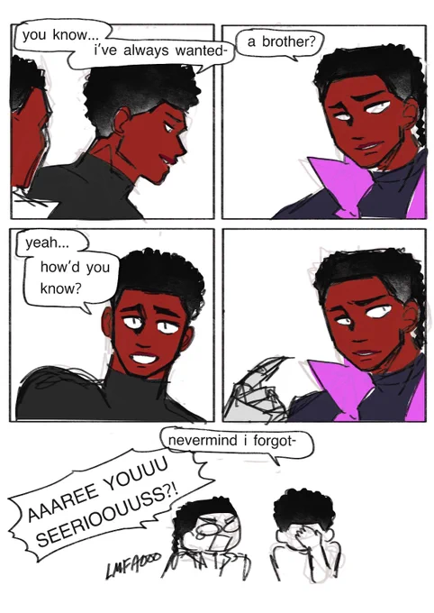 atsv spoilers / what if they were funny together. #SpiderVerse