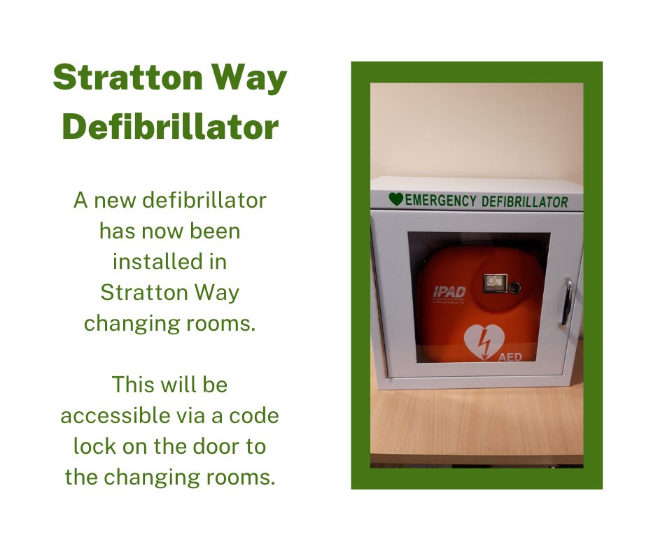 More information on where defibrillators are located in Biggleswade can be found on: 
biggleswadetowncouncil.gov.uk/%20Defibrillat…

#biggleswadetowncouncil
#welovebiggleswade
#ilovebiggleswade