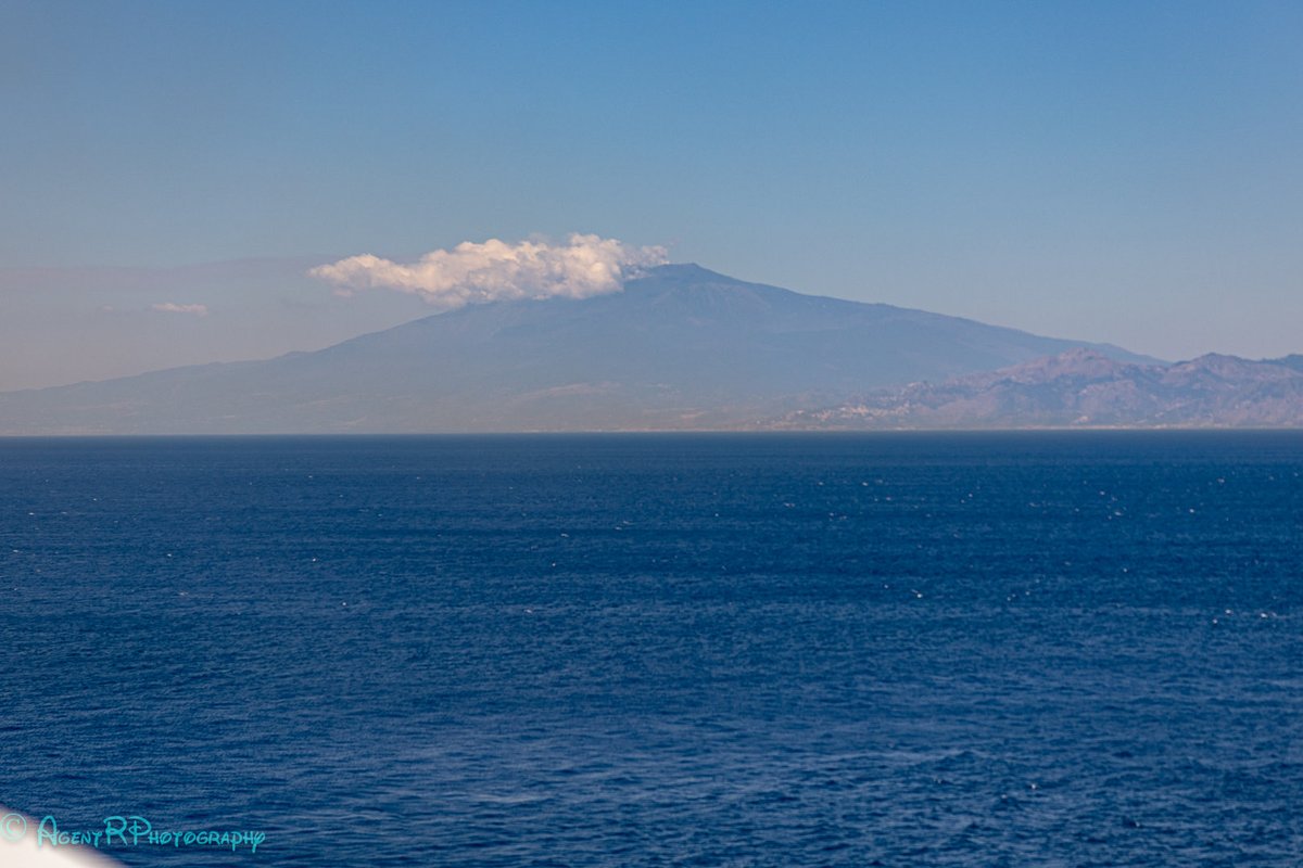 Two of the volcanoes we saw in the Mediterranean last year, Stromboli and Etna.  

#Mediterranean #royalcaribbean #odysseyoftheseas