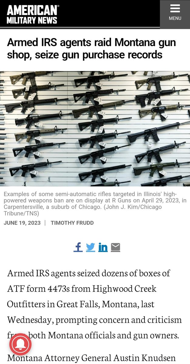 CherokeeJay80's tweet photo. Food for Thought ￼ : The same Alphabet Government Agencies and State Government as well, that have a proven track record of corruption and authoritarian unlawful actions against the people. Why do we still consent to informing them every firearm that we own??? There should be no firearm restrictions except you're 18. When the government has been turned against the people and have been given the power to say who can or cannot do anything do we the people even have a say anymore? The Second Amendment is absolute, THE RIGHT TO KEEP AND BEAR ARMS SHALL NOT BE INFRINGED . But we continue to let them infringe more and more on that right everyday. Why? Every human being should have the right to defend themselves. And there should not be any ties to the same federal government and State Government that at this point has been turned against the very people and put us in Authoritarian Marxist Revolutionary State... the laws need to be changed. starting on a local level leading up to the federal level. Everything starts locally and moves up the food chain. The father you get away from your front steps, the more corrupt it gets towards the top. Just my two cents on the matter. But the same logic applies to every constitutional right. We have let government take away aspects of every Right, without convening the states in order to do so. They take the oath of office swearing allegiance to the Constitution but yet they do not follow it and instead try to destroy it with every law they pass. Ask yourself why does it take 100 pages or more for every new law? Does it really take that much to say you shouldn't murder someone or steal something? The Ten Commandments for instant covers everything in 10 simple sentences that should be the only law. When you treat people as you would want to be treated, there will be no issues at all, if everyone lived that way. Long tweet I know and probably no one will ever see or read this but it's my RANT anyway. These are my thoughts and my opinions !!! I speak for no one but myself. And definitely NOT a call to violence or anything else.. Just asking questions that's all.. While it's still Allowable and Lawful .... Have a wonderful day everyone and pray for one another... God bless.. Happy Father's Day as well.. At the time of writing this it is lol ￼.. God Bless you and your family.