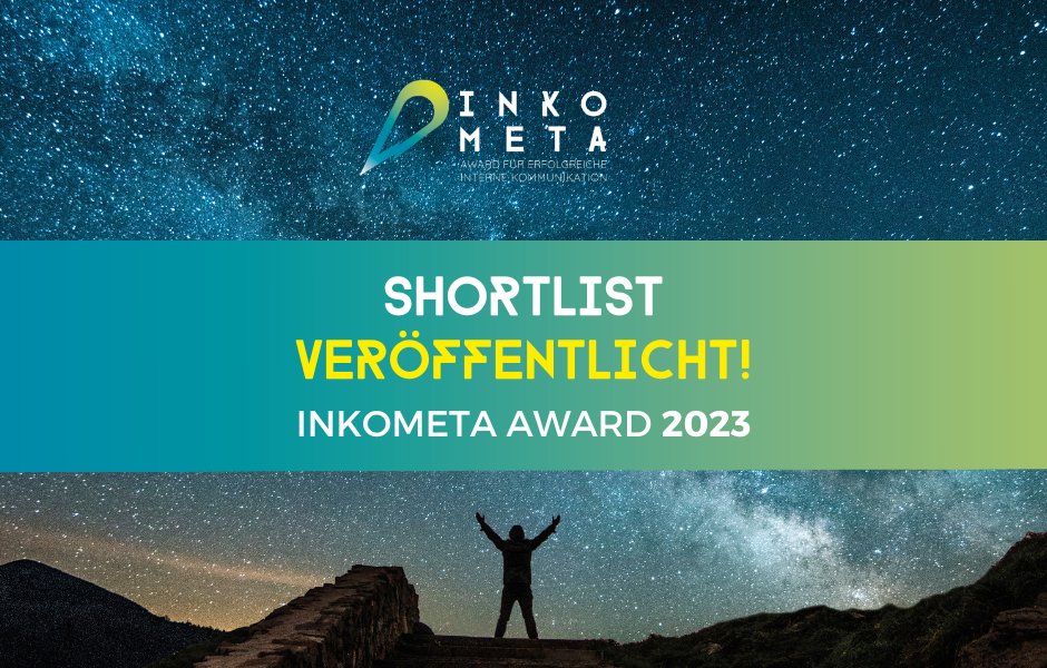 Die Shortlist für den #INKOMETA 2023 steht fest! Wir danken allen Einreicher*innen und gratulieren den Nominierten! Zur Shortlist: inkometa.de #internekommunikation