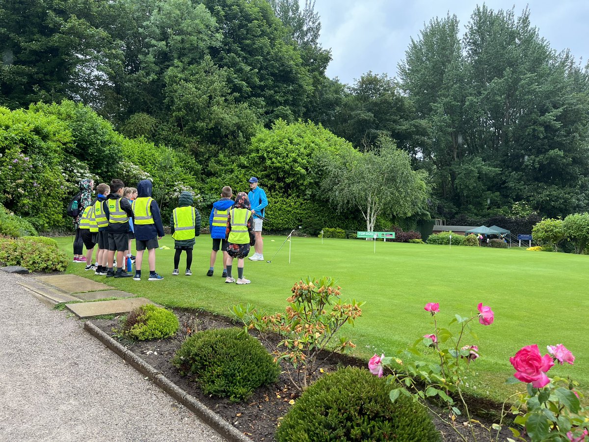 Brilliant morning with <a href="/HookstoneChase/">Hookstone Chase Primary School</a> at <a href="/OakdaleGolf_/">Oakdale Golf Club</a> Amazing opportunity to have a go at golf. We loved it so much we didn’t notice the rain! Thank you Rob, Charlie and James.