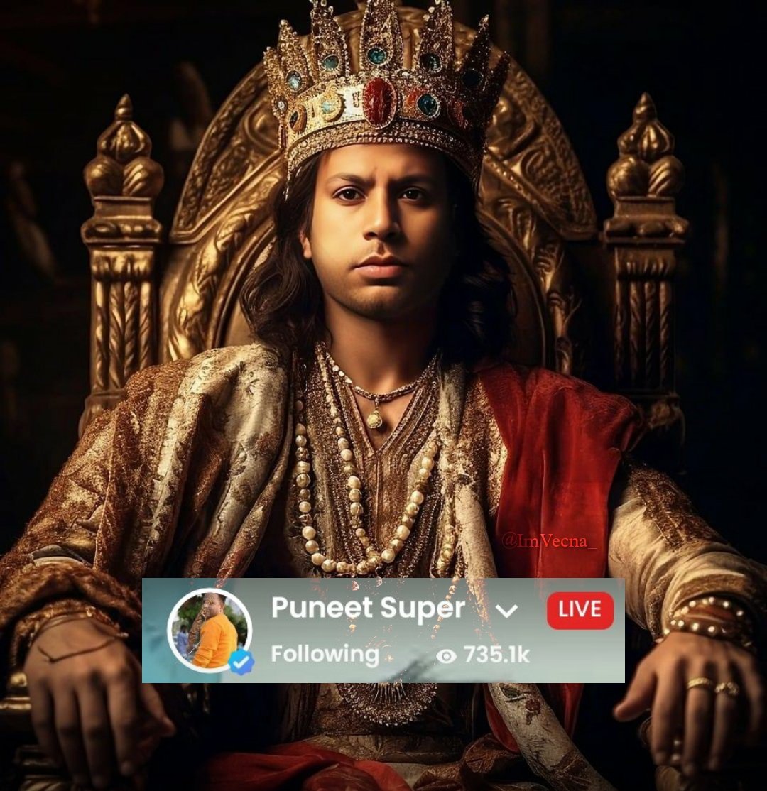 PUNEET CREATED HISTORY 🔥
735k+ people watched him live
On elo elo app 🤍✨

LORD FOR A REASON 🛐

#PuneetSuperstar #LordPuneet