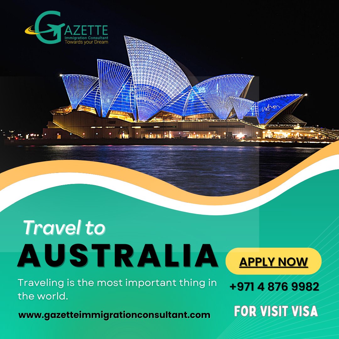 Plan your Australia Visit with us and We will make your Visit Visa done in simple steps.
☎️Call us Now +971 4876 9982

#australia #visitaustralia #gazetteimmigration #immigration #visitvisa #touristvisa #australiavisa #visa #australiajobs #travel #consultants