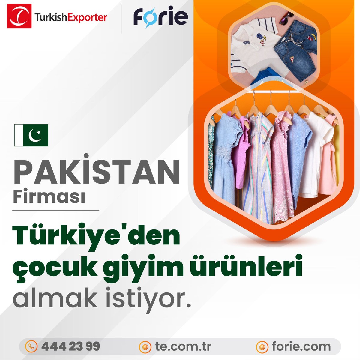 Pakistan firması,
Türkiye'den çocuk giyim ürünleri almak istiyor.

📍t.ly/rEVa

#ihracat #ithalat #B2B #export #import