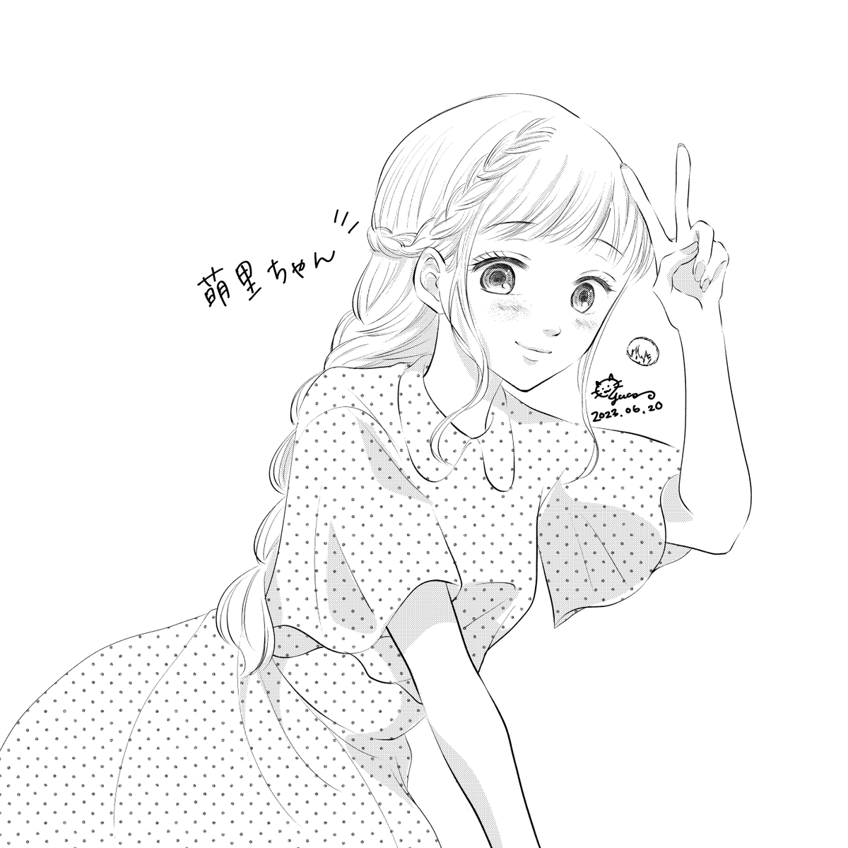 葉夕先生（ @hayu_shiori ）の萌里ちゃんを描かせていただきました✨
https://t.co/vxecfmgtbB https://t.co/ENsQs00kbo