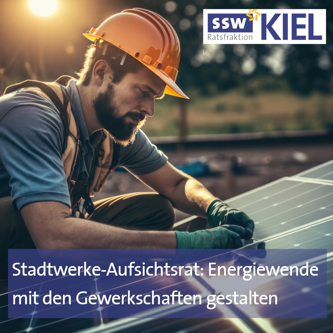 Stadtwerke-Aufsichtsrat: #Energiewende mit den Gewerkschaften gestalten

Wir wollen vermeiden, dass jetzt der Eindruck entsteht, dass die #Energiewende und die Belange der #Arbeitnehmer*innen gegeneinander ausgespielt werden.
ssw-ratsfraktion-kiel.de/stadtwerke-auf…