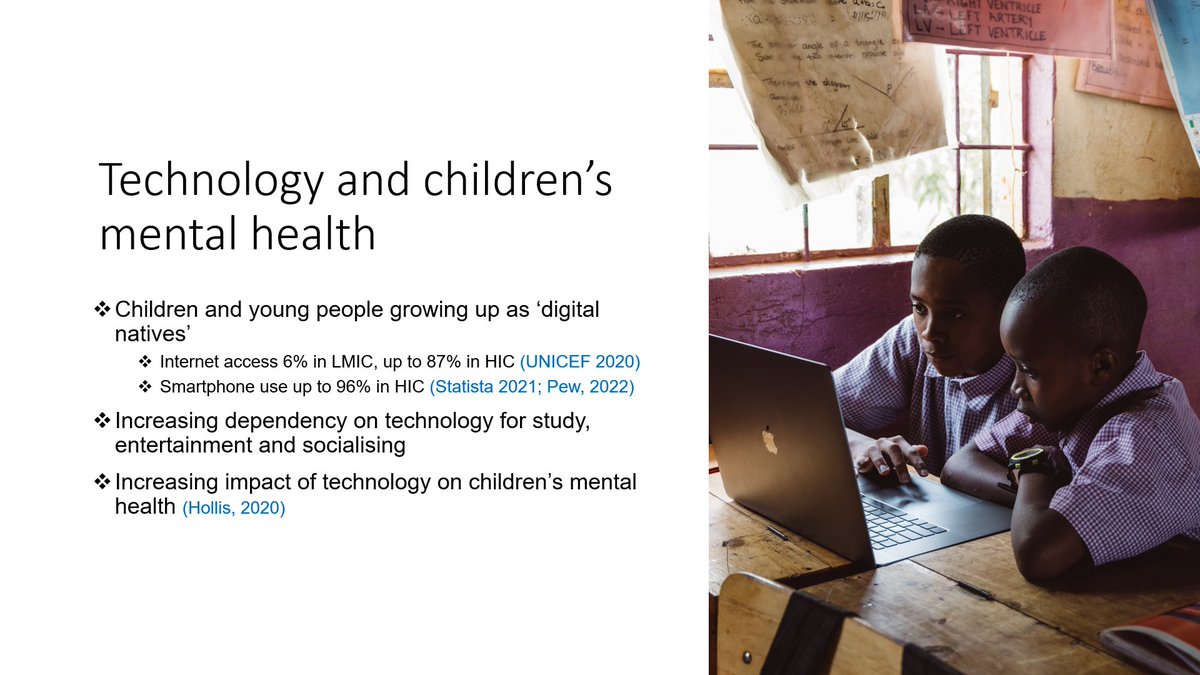 <a href="/HiranThabrew/">Dr Hiran Thabrew</a> <a href="/AucklandUni/">University of Auckland | Waipapa Taumata Rau</a> <a href="/icamhNZ/">Te Ara Hāro | Centre for ICAMH NZ</a> <a href="/acamh/">Association for Child & Adolescent Mental Health</a> Children &amp; young people are growing up as ‘#DigitalNatives’ &amp; the influence of technology on #CYPMentalHealth is now undeniable, especially with an increase dependency on #Technology for #Education &amp; #Socialising. #CAMHlecture23 <a href="/acamh/">Association for Child & Adolescent Mental Health</a>