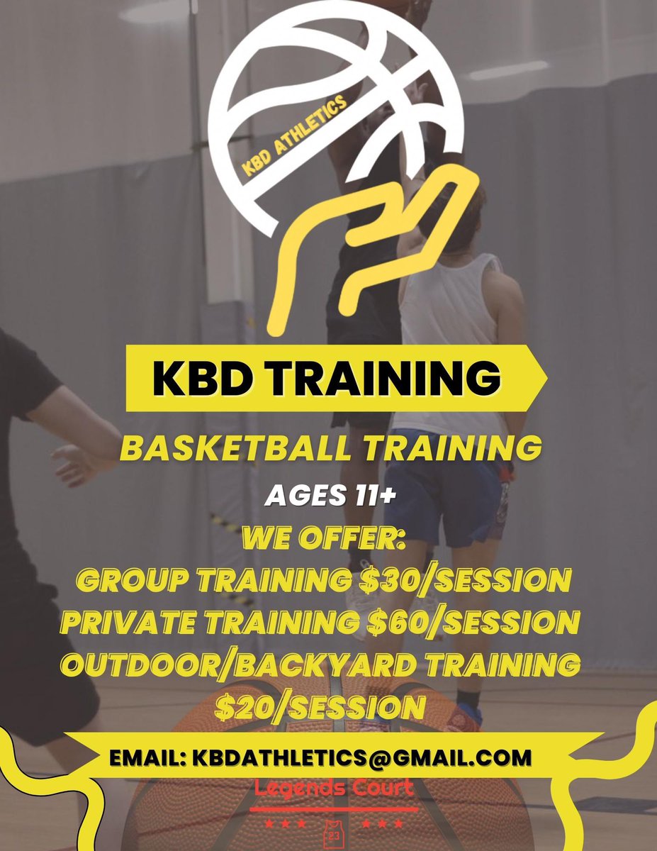 🏀🔥 Elevate your game with KBD Basketball Training! 📧 For personalized coaching and skill development, email us at kbdathletics@gmail.com. Let's take your basketball skills to new heights! #KBDTraining #BasketballSkills #TrainWithTheBest