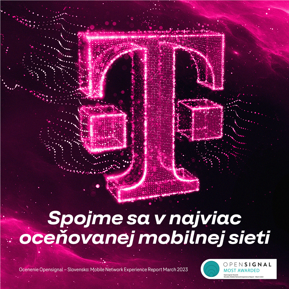 🏅Neustále pre vás budujeme sieť, v ktorej sa môžete spájať a preto sa tešíme, že ju ocenili aj nezávislí odborníci a stala sa tak najoceňovanejšou mobilnou sieťou na Slovensku.