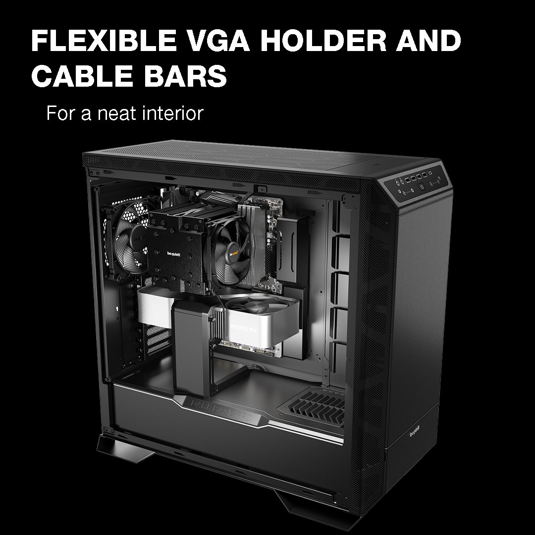 bequietofficial's tweet image. DARK BASE PRO 901

OUTSTANDING VERSATILITY, PERFORMANCE AND SILENCE
We've listed some of the great features of our new flagship case, just to make sure you don't miss any of the features you'd like to see in your future case.

#darkbase #computex #newcases #pccases #bequiet