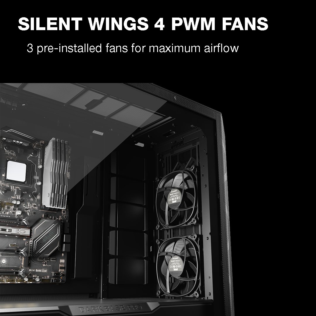 bequietofficial's tweet image. DARK BASE PRO 901

OUTSTANDING VERSATILITY, PERFORMANCE AND SILENCE
We've listed some of the great features of our new flagship case, just to make sure you don't miss any of the features you'd like to see in your future case.

#darkbase #computex #newcases #pccases #bequiet
