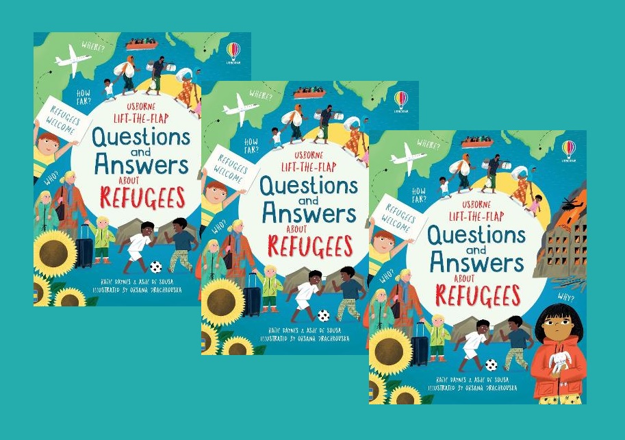 On #WorldRefugeeDay2023, we're giving away 3 copies of <a href="/Usborne/">Usborne Publishing</a>'s excellent 'Q&amp;A About Refugees' (ages 7+), to help children better understand what is, &amp; why someone might become, a #refugee. 
RT &amp; Follow to enter.
Teaching notes:
👉readingzone.com/books/lift-the…
Ends 5pm Thurs 22 June