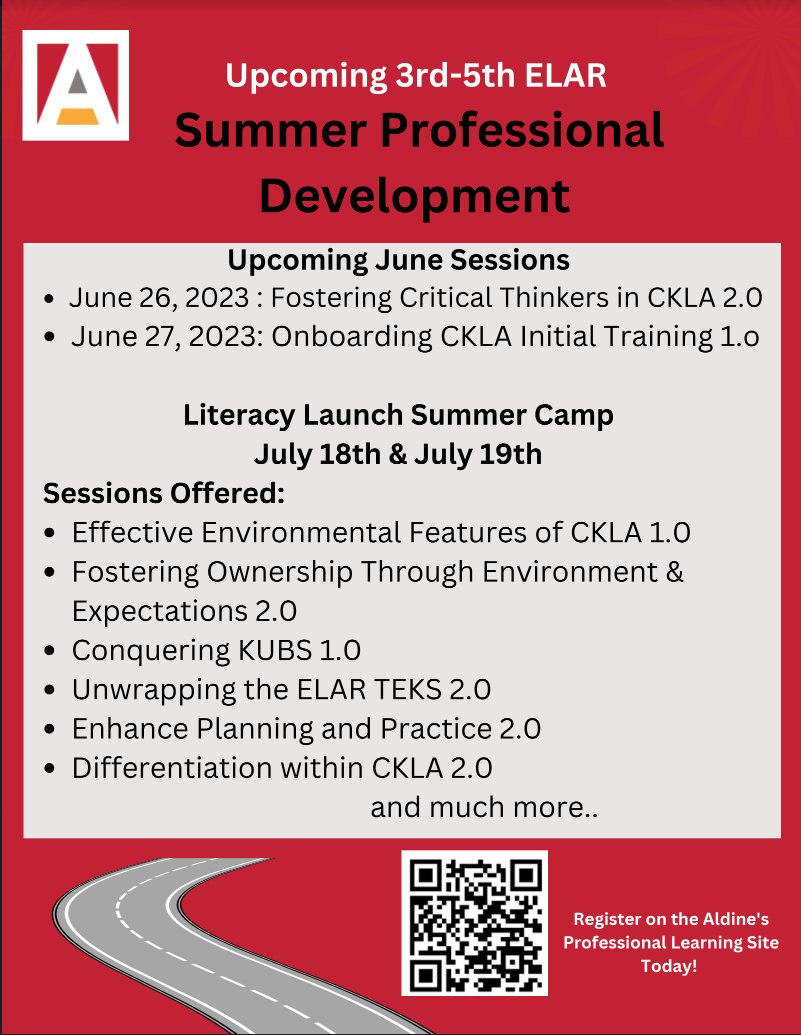C. Van Wassenhove (@clynvan1) on Twitter photo Join us for some great 3rd-5th ELAR PD. See below for details. <a href="/AldineISD/">Aldine ISD</a> <a href="/patriciarod19/">Patricia Rodriguez</a> <a href="/DrFavy/">DrFavyCantu</a> <a href="/JudarrahH/">Judarrah Hawkins</a> Join us for some great 3rd-5th ELAR PD. See below for details. <a href="/AldineISD/">Aldine ISD</a> <a href="/patriciarod19/">Patricia Rodriguez</a> <a href="/DrFavy/">DrFavyCantu</a> <a href="/JudarrahH/">Judarrah Hawkins</a>