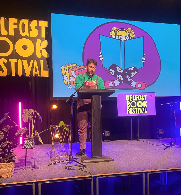 IrishWritersCtr's tweet photo. A massive WELL DONE to our Belfast Book Festival #youngwriterdelegates 2023 (our first iteration!) for thriving and surviving such a fantastic week and programme💥
The delegates' reviews will be up on our website soon so watch this space 👀 https://t.co/l3QVhi1noD