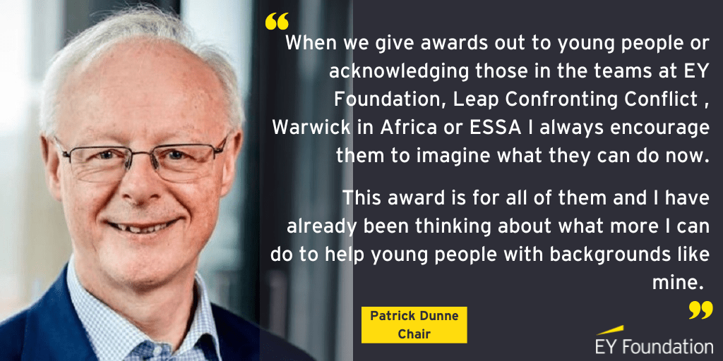 👏 Congratulations to our Chair, Patrick Dunne, who was awarded an OBE in the King’s birthday honours for services to Charity and to Philanthropy in Africa and the UK.