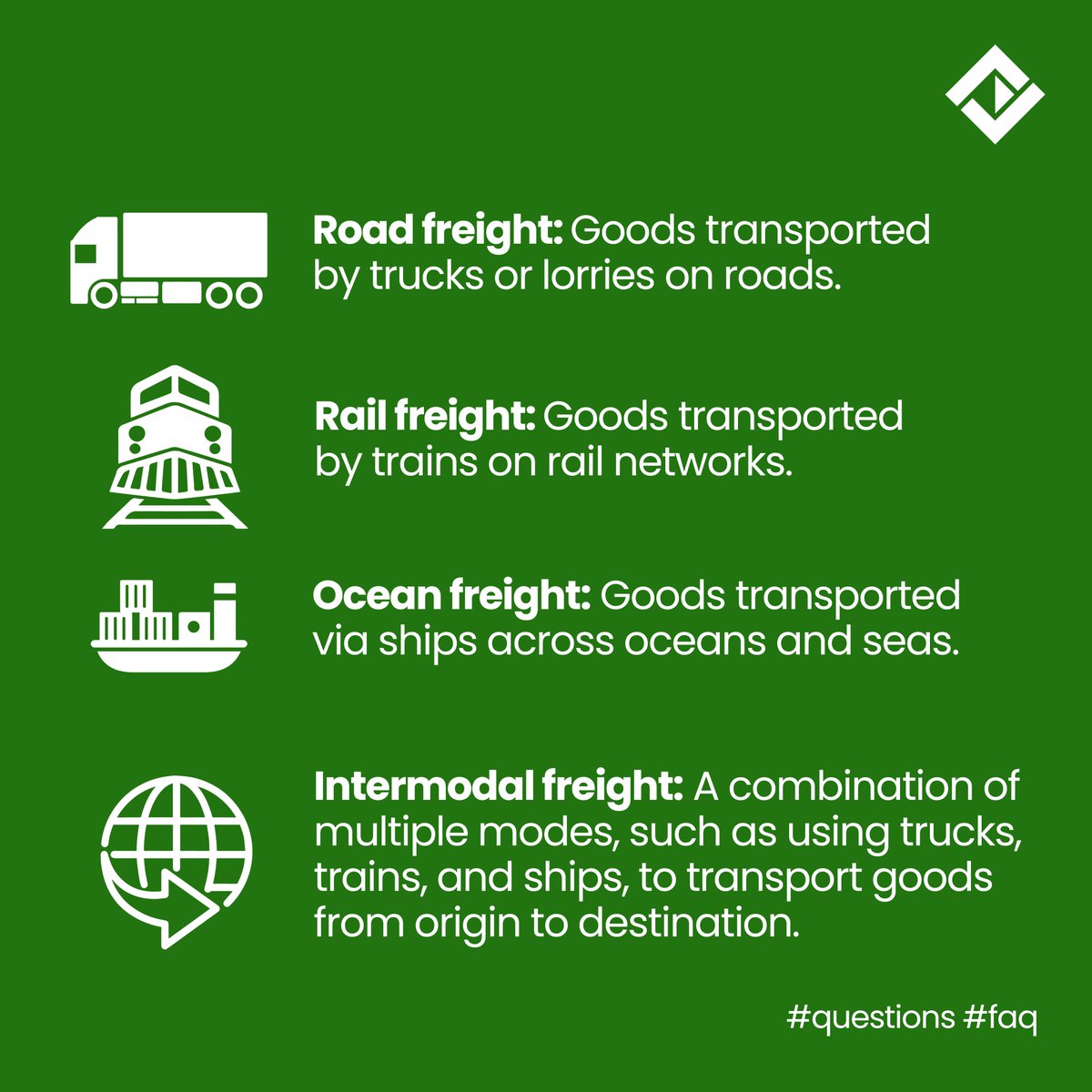 New #faq #questions! 

#transportationmanagementsystem #TransportationSoftware #truckingsoftware #transport #transportation #distribution #logistics #business #shipments #shipping #freight #transportation #cargo #delivery #courier #loadright #share