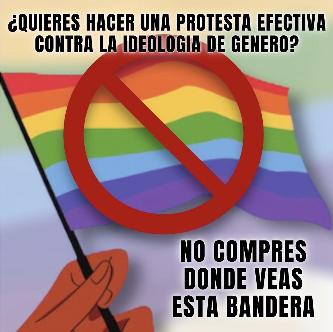 ¡No compres donde veas la bandera! 🏳️‍🌈¿Qué opinas de esto?